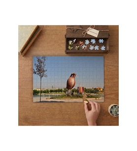 Kapadokya Avanos Tasarımı 240 parça Ahşap Puzzle Ahşap Kutuda MP02142