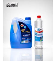 CEM CAR CARE Saf Su Ütü ve Akü Suyu 1 Lt , OSSER Power Plus Antifriz 3 LT Mavi -37 Derece