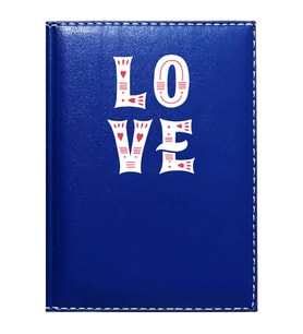 PROMOSYON DENİZİ  I LOVE YOU 3 GÖRSELLİ LACİVERT RUHSAT KABI