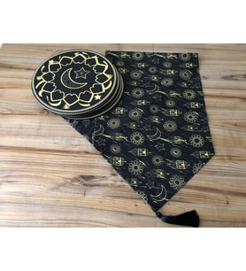 RAMAZAN DESENLİ SUPLA & RUNNER 01 (Krem)