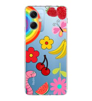 PrintiFy Xiaomi Redmi Note 12 4G ile Uyumlu Water Color 5  Kamera Korumalı Şeffaf  Kılıf