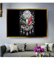 Altın Çerçeveli dekoratif tablo a993 (Gold)