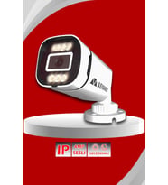 IP Sesli PoE 4.0MP Gece Renkli Görüş IP Güvenlik Kamerası - 1 Adet  - Plastik Kasa