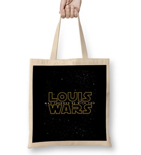 Louis Wars Star Theroux Logo Bez Çanta Uzun Saplı
