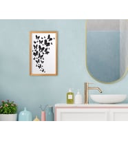 BK Home Banyo Dekoratif Retro Ahşap Tablo-7