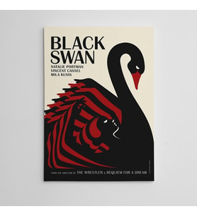 Black Swan Mini Kanvas Tablo