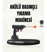 TEK BATARYALI 48V Şarjlı Basınçlı Yıkama Makinesi