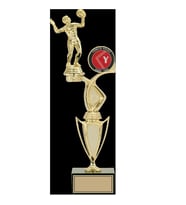 ODAK KUPA - Figürlü Kupalar - Voleybol Kadın Figürlü Kupalar FG-043 C - 41 cm