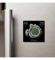 Nickel (Nikel) Elementi – Buzdolap Magneti – 9x9 cm