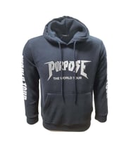 Tarz Cool T00633 Erkek Pamuklu Kapüşonlu Baskılı Üç İplik  Sweatshirt  - T00633 - Siyah - ST00633-Siyah-XL