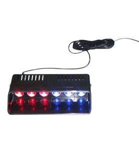 Space Flaş Led Çakarlı 6W Kırmızı-Mavi 8 Fonksiyonlu / LAPA174