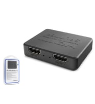 Hdmi Splitter 4K 1 In 2 Out + Usb Güç Kablosu - Siyah HDX1371