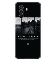 Huawei Nova Y70 Y90 Nova 9 SE  Kılıf Desemli Silikon New York 1612