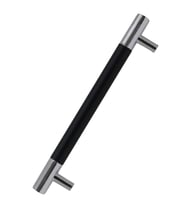 Hitit Metal Boru Kulp Dolap Çekmece Mobilya Kulpu Mat Siyah Krom 128 Mm