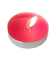 Tea Lights Kırmızı Mum 5 Li 1 Paket