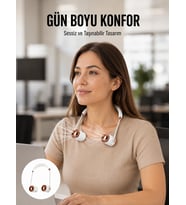 Katlanabilir Asılabilir Fan USB Şarjlı, 3 Vitesli Sessiz Mini Fan Yeni Nesil