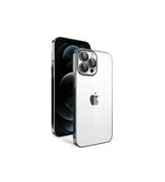 Apple iPhone 12 Pro Max Uyumlu Kılıf Kamera Korumalı Renkli Çerçeveli Zore Garaj Kapak