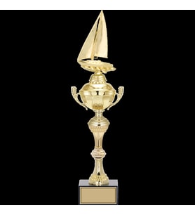 ODAK KUPA - Figürlü Kupalar - Yelken Figürlü Kupalar FG-062 C - 48 cm