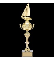 ODAK KUPA - Figürlü Kupalar - Yelken Figürlü Kupalar FG-062 C - 48 cm