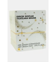 Yazım Hatalı Yıldız Bileklik Kartı (Beyaz)