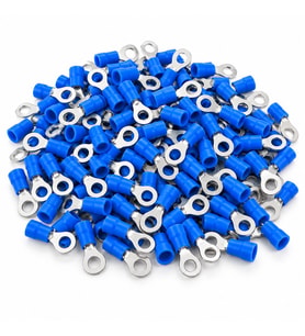 Powermaster PM-39059 1,5-2,5Mm2 Kesit 22X8x6,5Mm Soket Mavi İzoleli Kablo Pabucu (100'Lü Paket)