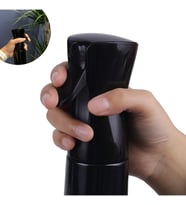 Lexroo Yüksek Basınçlı Sprey Şişesi, 200ml, Siyah, Çok Amaçlı Sulama ve Kuaför Spreyi