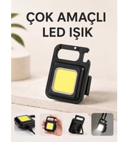 Northcity 800 Lümen Taşınabilir Fener - Manyetik, Şişe Açacağı ve USB Şarjlı