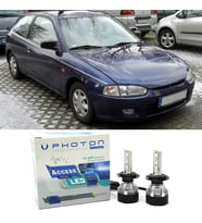 Mitsubishi Colt Led Xenon Uzun + Kısa Far Ampulü H4 Access Yeni Seri Beyaz 1998-2003