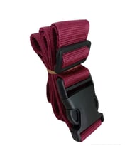Bordo Renk Valiz Bavul Emniyet Kemeri 1 Adet En 4cm