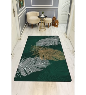 Modern Desenli Dijital Baskı Kaymaz Taban Halı H0898