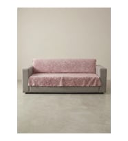 Sofline Kaymaz Tabanlı Tay Tüyü Çekyat, Koltuk, Kanepe Örtüsü(PEMBE RENK)(175X210CM)