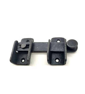 Antika Tarz Dekoratif Pirinç Kapı Mandalı - 57x115 Mm, Oksit