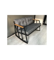 2'li Sallanan Sandalye Tv Koltuğu Kafe-balkon-mutfak-berjer-ofis Sallanır Çiftli Koltuk
