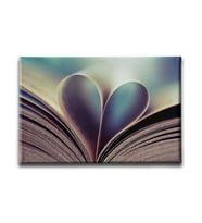 Kitap - Kalp Kanvas Tablo ASY119