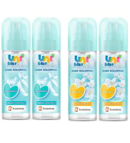 Uni Baby Bebek Kolonyası Bebeksi Kokular 150 ml 2 ADET + Çiçeksi Kokular 150 ml 2 ADET
