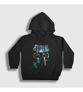 Presmono Unisex Çocuk Siyah Space Avenged Sevenfold Kapüşonlu Sweatshirt 388868tt