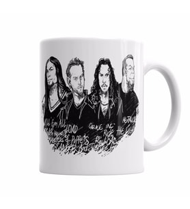 METALLICA ART    Kupa Bardak Porselen