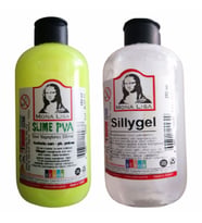 Monalisa Slime Fosforlu Sarı (slaym) Sıvı Yapıştırıcı 250ml + Pva 250ml