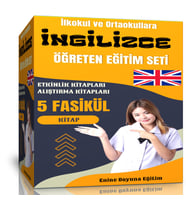 İlkokul ve Ortaokullara İngilizce Öğreten Eğitim Seti