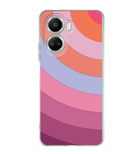 Huawei Nova 10 Se Uyumlu Kapak Renk Cümbüşü Tasarımlı Şeffaf Silikon Kılıf
