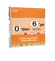 Tonguç Yayınları 0'dan 6'ya Sözel Konu Anlatımlı Soru Bankası
