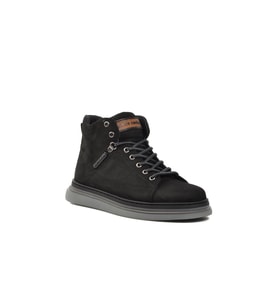 Pierre Cardin 1361654-24K Siyah Nubuk Hakiki Deri Erkek Bot