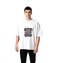 Erkek Oversize Tişört Kas Yap Bahane Değil Baskılı Gym Motivasyon Grafik Konforlu Günlük Rahat Şık