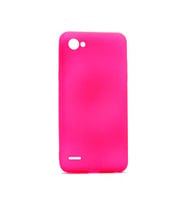LG Q6 Uyumlu Kılıf Zore Premier Silikon Kapak (Pembe)