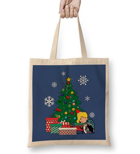 Schroeder Peanuts Around The Christmas Tree Bez Çanta Uzun Saplı