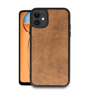 İphone 11 Kılıf Aras Deri Kapak - Taba