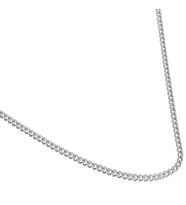 Erkek 2 mm Çelik Zincir Kolye (Silver)