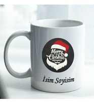 Yılbaşı Temalı Kişiye Özel İsim ve Fotoğraf Baskılı Kupa Bardak No:004