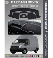 FORD TRANSİT (2013-2018) KAPAKLI Torpido Örtüsü Torpido Koruma Tam Uyum Kaymaz Kolay Montaj