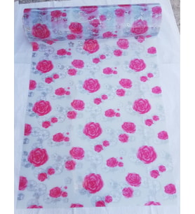 ŞEFFAF DESENLİ  100cm x 140cm MASA ÖRTÜSÜ 1.7mm KALIN PVC KAYMAZ MASA ÖRTÜSÜ (Çok Renkli)